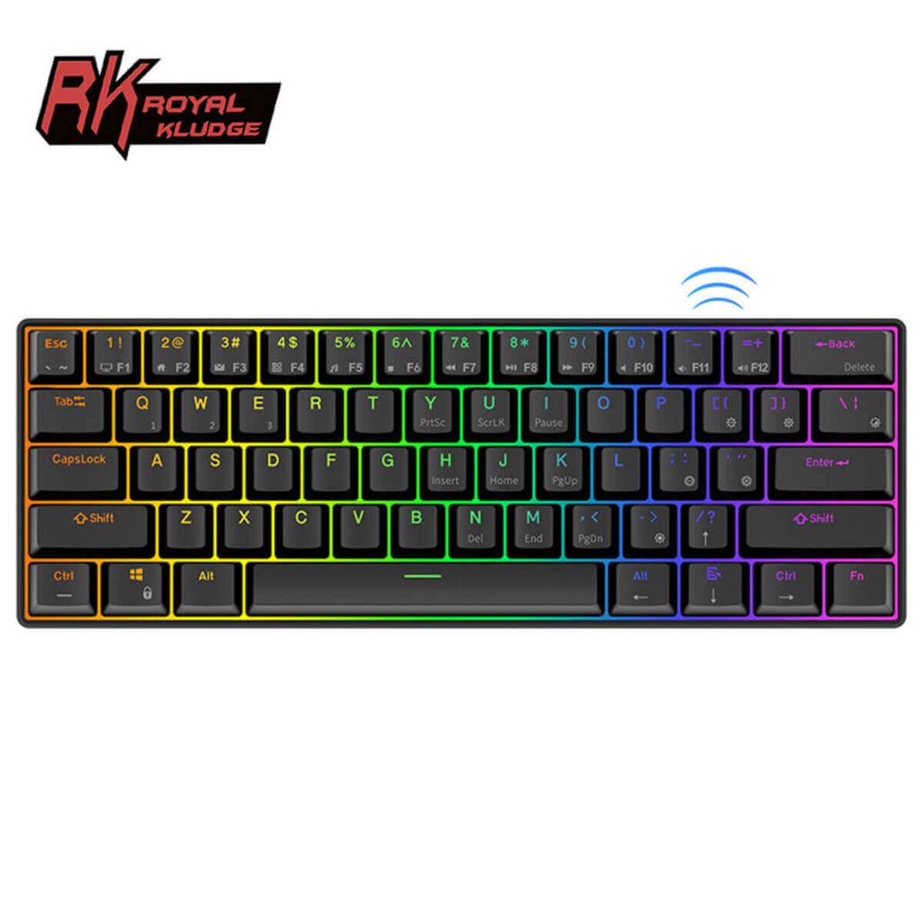 RK61 Wireless 60 Mechanical Gaming Keyboard Hot Swappable Switch