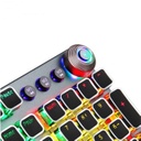 Aula F2088S Chrome Keyboard (Red Switch)