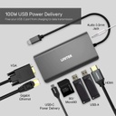 UNITEK uHUB O8+ 8-in-1 USB-C