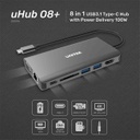 UNITEK uHUB O8+ 8-in-1 USB-C