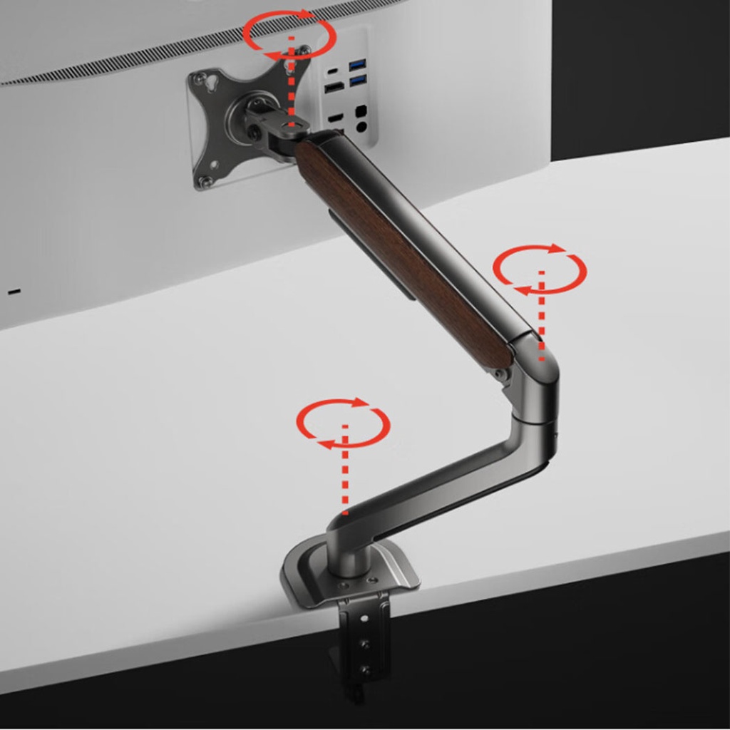 Brateck E350 Single Monitor Arm