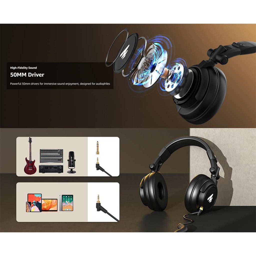 MAONO AU-MH601 Stereo Monitor Headphones