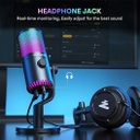 MAONO DM30 RGB USB Microphone