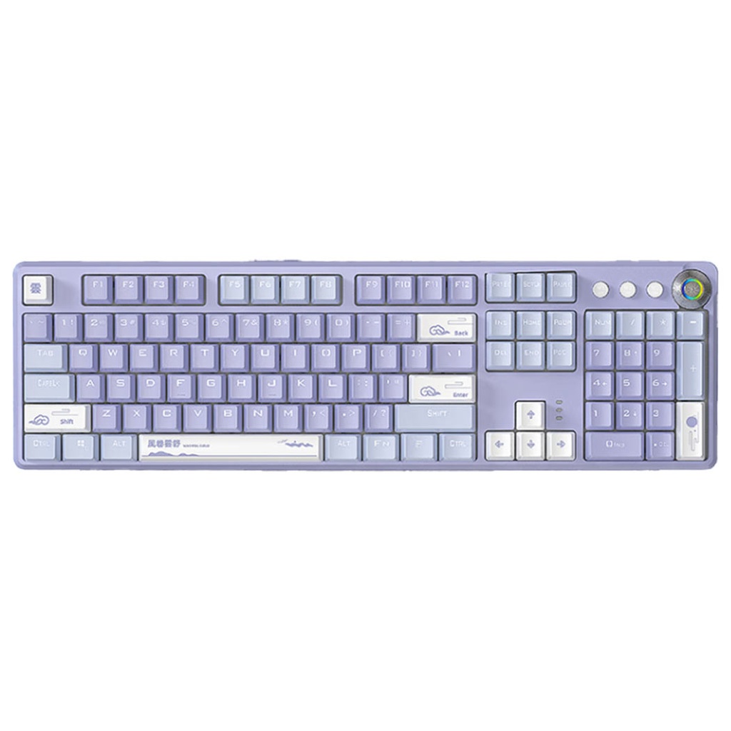 AULA F2088 Pro Wired Mechanical Keyboard (Purple)