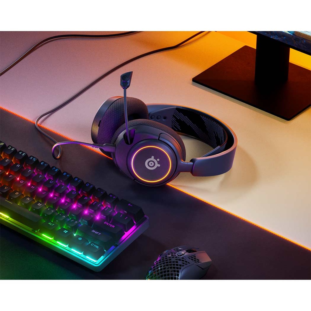 SteelSeries ARCTIS NOVA 3 Wired RGB Gaming Headset