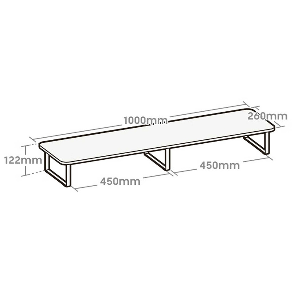 Brateck G 600/500 Table Elevated Rack