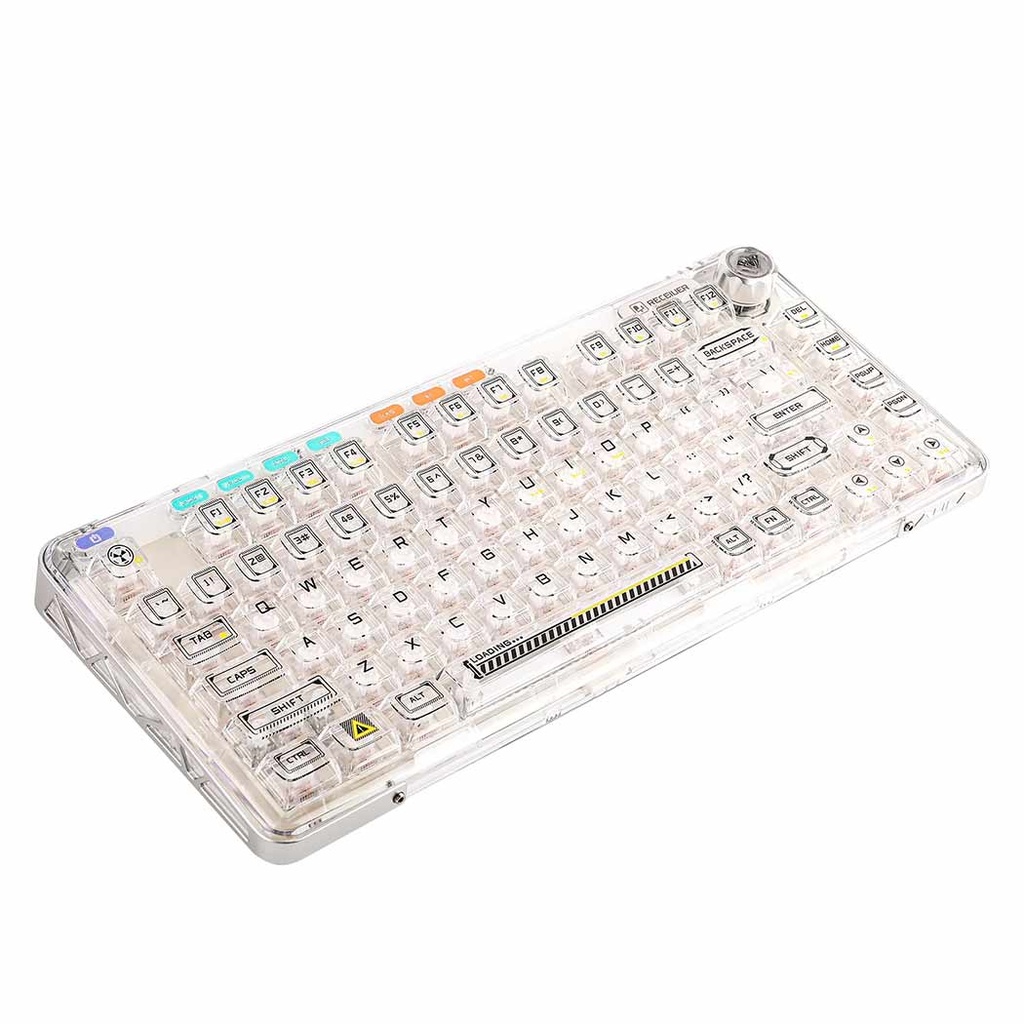 AULA F81  Hot-Swappable Transparent Mechanical Keyboard