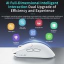 Ajazz AJ200 NL AI MC AI Wireless Gaming Mouse Voice (Charging Base Version)-Activated