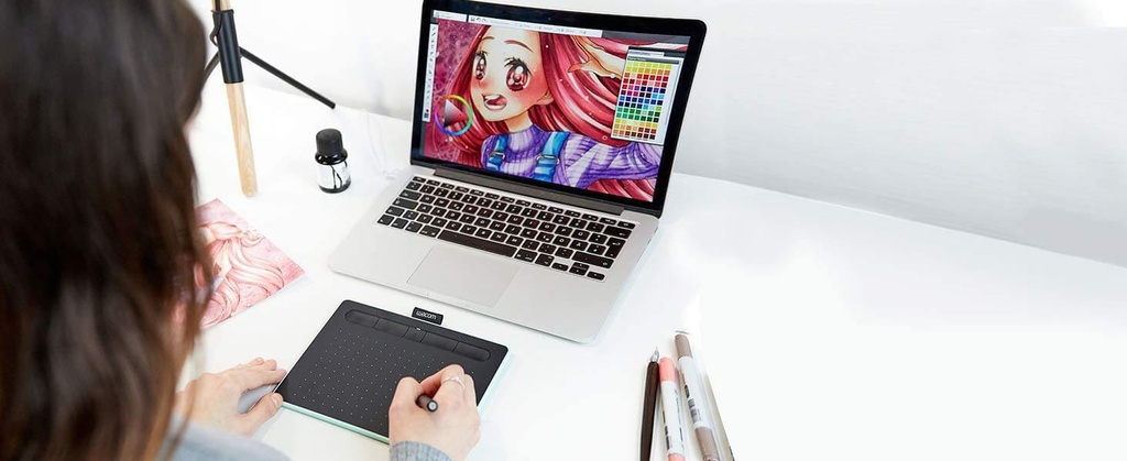 Wacom Intuos Wireless Graphics Drawing Tablet (CTL4100WLK0)