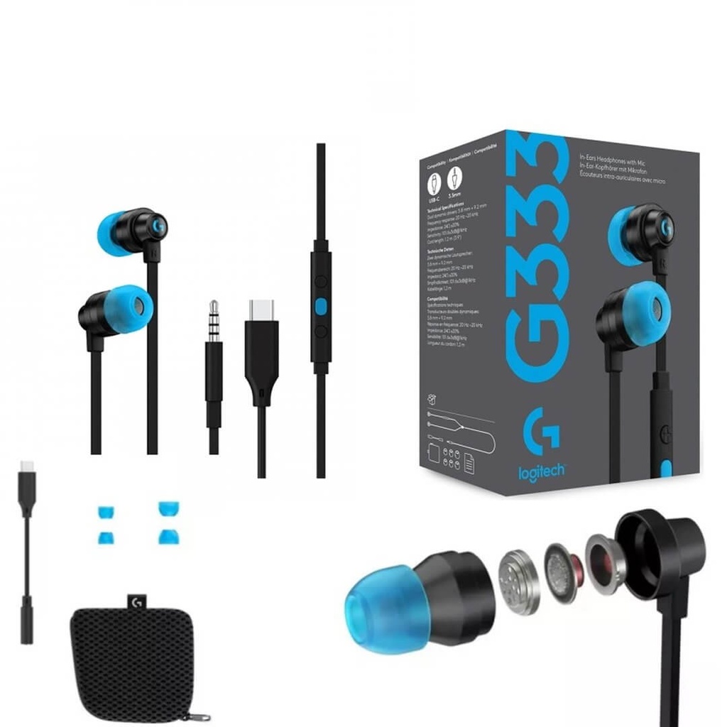 Logitech G333 Gaming Earphones