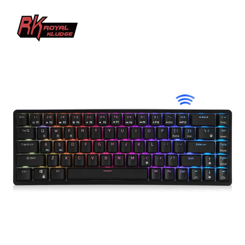 RKG68 Wireless Mechanical Gaming Keyboard - Hot Swappable Switch