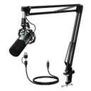 MAONO PD200XS USB/XLR Dynamic Microphone Set with Boom Arm
