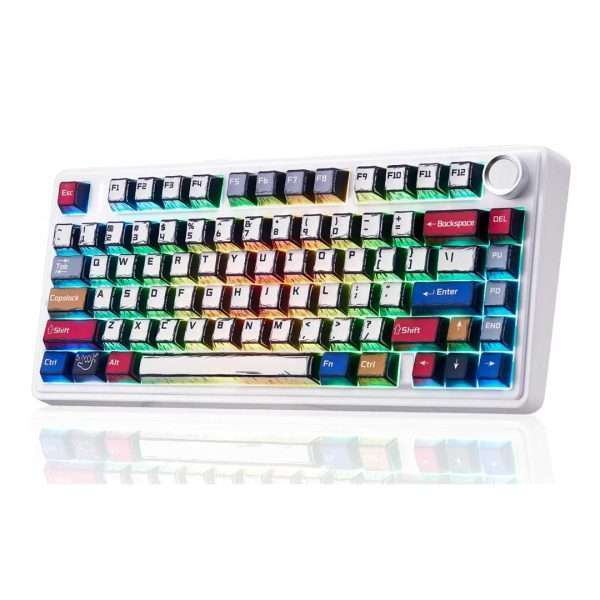Aula F75 Pro Wireless + Bluetooth HotSwap Mechanical RGB Gaming Keyboard (Comics – Reaper Switch)