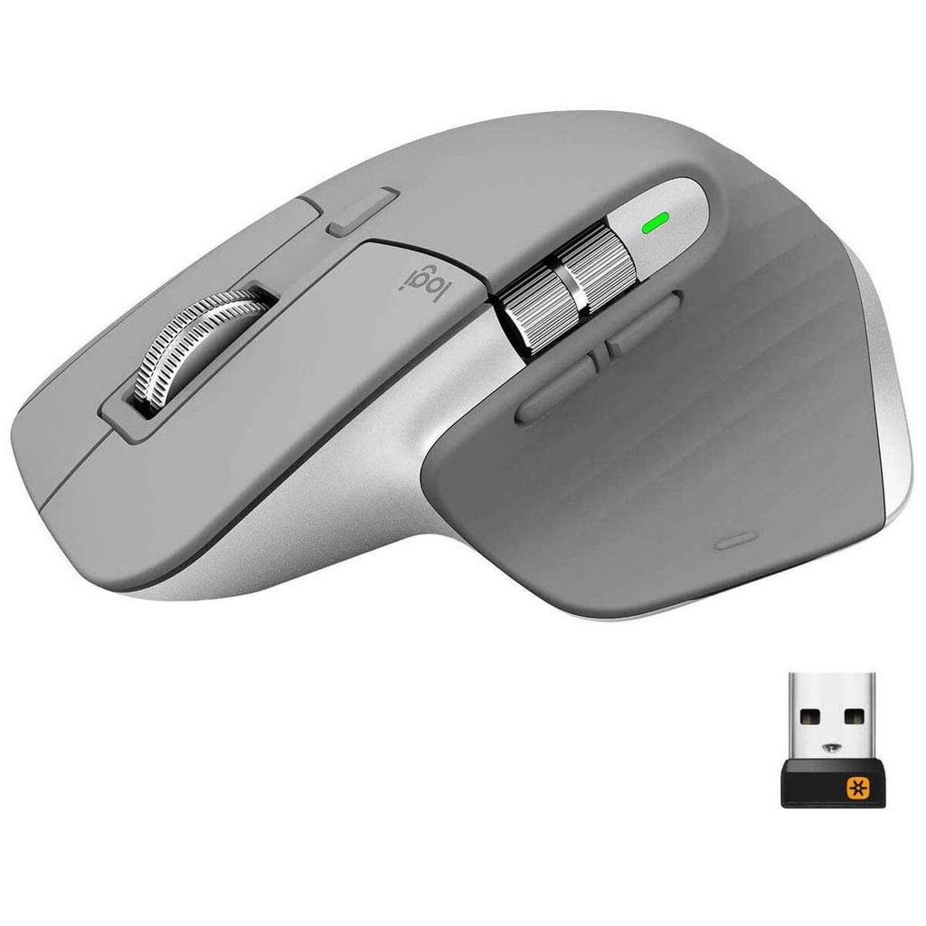 Logitech MX Master 3 Wireless Mouse (mid-grey)