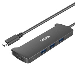 UNITEK USB3.1 Type-C 3 x USB3.0 Hub + HDMI Converter Support HDMI port 4K 30Hz