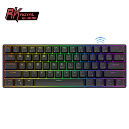 RK61 Wireless 60% Mechanical Gaming Keyboard - Hot Swappable Switch (black)
